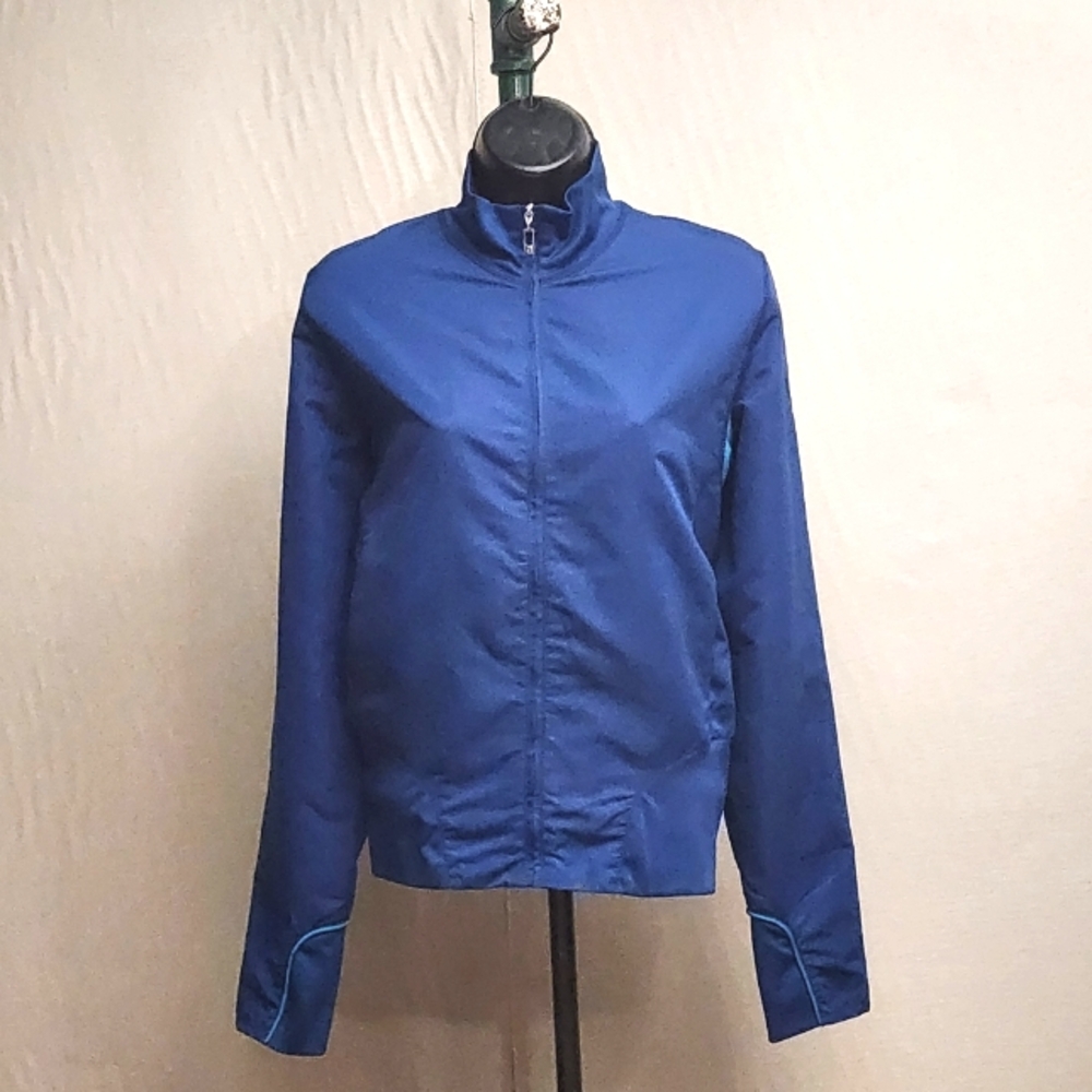 ASHWORTH Women's Blue Jacket, Size Large